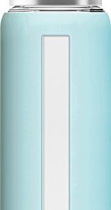 Sigg Glass Water Bottle-Dream Shade-Turquoise Soft Silicon Cover Leakproof-Dishwasher Safe-BPA Free-Broscilate Glass-22 Oz, 0.65