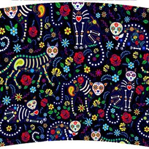 Mugzie 20 Ounce MAX Stainless Steel Travel Mug with Wetsuit Cover - Day of the Dead Cats