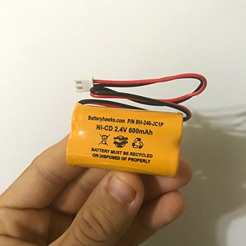 10010034 10010036 Lithonia Exitronix Interstate NIC1394 BEL-179 2.4V 600MAH Battery Exit Sign Emergency Light NiCad 2.4v 400mah 500mah 700mah 2.4v 1000mah for Replacement Batteryhawk, LLC