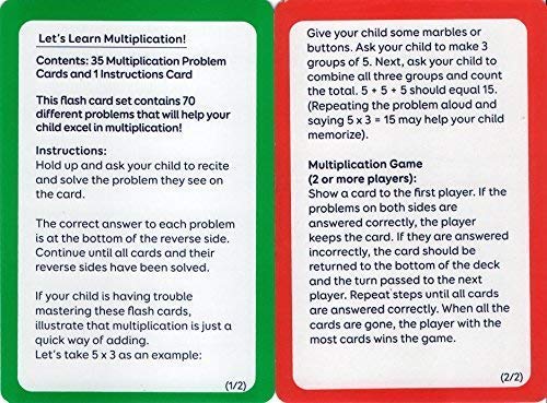 Flash Cards (Multiplication-Division)