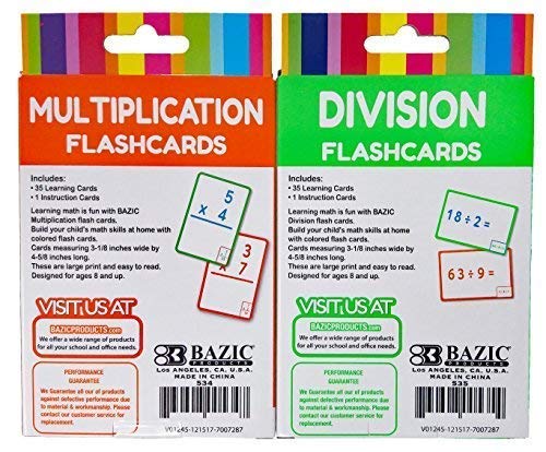 Flash Cards (Multiplication-Division)