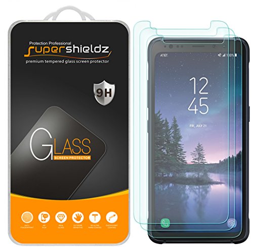 (3 Pack) Supershieldz Designed for Samsung (Galaxy S8 Active) (Not Fit for Galaxy S8 or S8 Plus Model) Tempered Glass Screen Protector, 0.33mm, Anti Scratch, Bubble Free