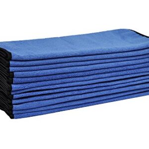 Detailer's Preference Cleaning and Drying Premium 390GSM Microfiber Towels, 16 by 24 Inches, 12 Pack