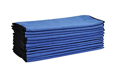 Detailer's Preference Cleaning and Drying Premium 390GSM Microfiber Towels, 16 by 24 Inches, 12 Pack
