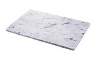 jemarble pastry board 16x20 inch with non-slip rubber feets for stability perfect for keep the dough cool and chocolate tempering(premium quality)