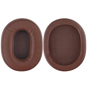 Geekria QuickFit Replacement Ear Pads for Sony MDR-7506, MDR-V6, MDR-CD900ST Headphones Ear Cushions, Headset Earpads, Ear Cups Cover Repair Parts (Brown)