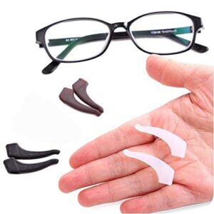 MOLDERP Glasses Ear Grip - 15 pairs Kids and Adults Sport Eyeglass Strap Holder, Eyewear Retainer, Silicone Anti Slip Holder For Glasses, Eyeglass Temple Tip (Multicolored1)