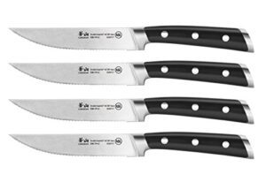 cangshan ts series 1020724 swedish 14c28n steel forged 4-piece steak knife set