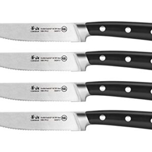 Cangshan TS Series 1020724 Swedish 14C28N Steel Forged 4-Piece Steak Knife Set