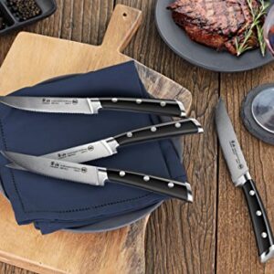 Cangshan TS Series 1020724 Swedish 14C28N Steel Forged 4-Piece Steak Knife Set