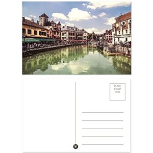 Best Paper Greetings 40-Pack Postcards Featuring Photos from 20 Famous Places Around the World, 15.2 x 10.2 cm