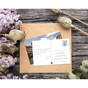 Best Paper Greetings 40-Pack Postcards Featuring Photos from 20 Famous Places Around the World, 15.2 x 10.2 cm