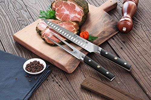 Cangshan TC Series 1020502 Swedish 14C28N Steel Forged 2-Piece Carving Set