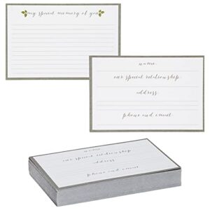 best paper greetings 60 count of memorial cards, my special memory of you remembrance cards, 10 x 15 cm