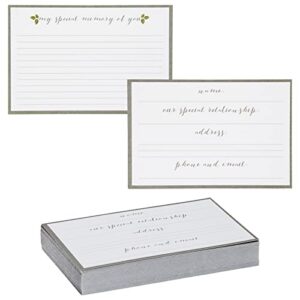 Best Paper Greetings 60 Count of Memorial Cards, My Special Memory of You Remembrance Cards, 10 x 15 cm