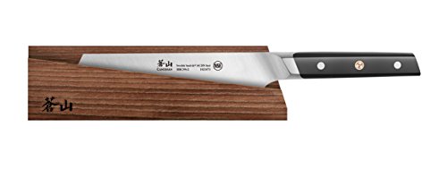 Cangshan TC Series 1021080 Swedish 14C28N Steel Forged 7-Inch Nakiri Knife and Wood Sheath Set