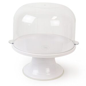 TSP by Architec Cake Decorating Turntable & Display, 3 tools in 1 Cake Stand, Decorate, Serve & Store