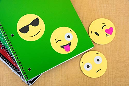 Post-it Printed Notes, 2 Pads/Pack, 30 Sheets/Pad, 2.9 in x 2.9 in, Emoji designs, 4 alternating faces (BC-2030-EMOJI) , Yellow