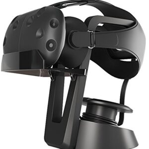 Skywin VR Stand - Headset Display Stand and Cable Organizer for All VR Glasses - HTC Vive, Playstation VR, and Oculus Rift, Oculus Quest