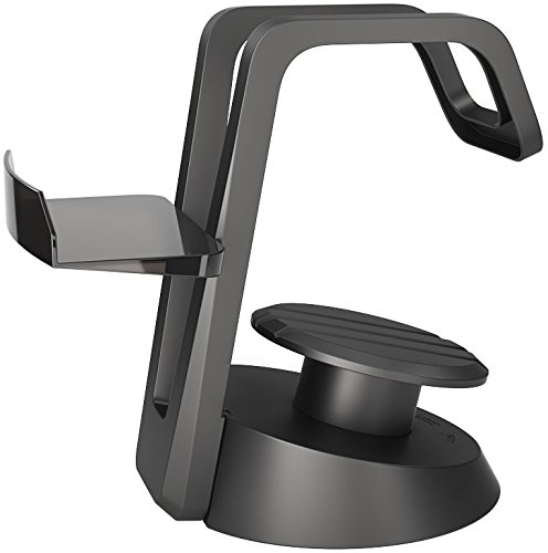 Skywin VR Stand - Headset Display Stand and Cable Organizer for All VR Glasses - HTC Vive, Playstation VR, and Oculus Rift, Oculus Quest