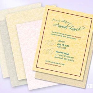 NextParch 8-1/2" x 11" (Letter Size) 65 lb. Parchment Cover Card Stock (Natural)