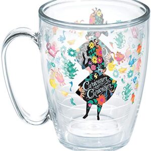 Tervis Disney - Alice In Wonderland Curiouser Insulated Tumbler with Wrap, 16 oz Mug, Clear