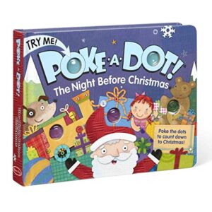 melissa & doug children's book - poke-a-dot:the night before christmas (board book with buttons to pop)