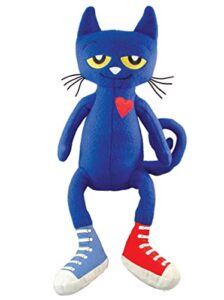 merrymakers pete the cat plush doll, 14.5-inch , blue