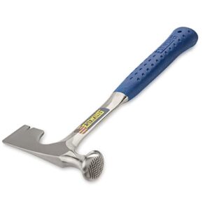 ESTWING Drywall Hammer - 14 oz Wall Board Tool with Milled Face & Shock Reduction Grip - E3-11