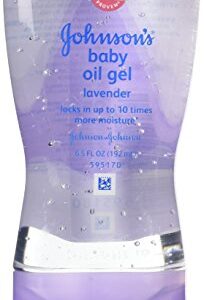 Johnson's Baby Oil Gel, Lavender 6.5 oz (182 g)