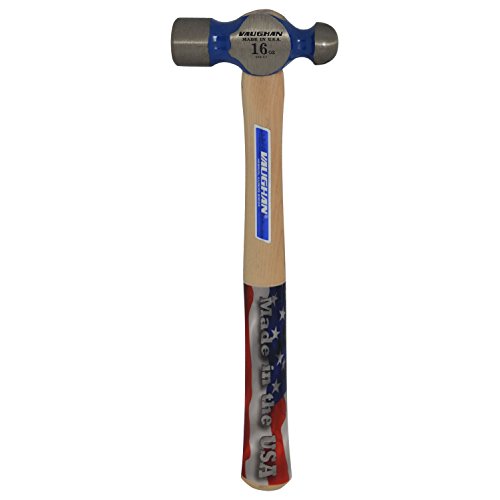 Vaughan TC016 16-Ounce Commercial Ball Pein Hammer,White