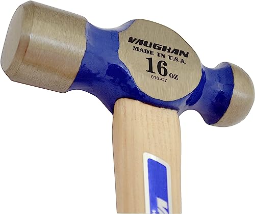 Vaughan TC016 16-Ounce Commercial Ball Pein Hammer,White