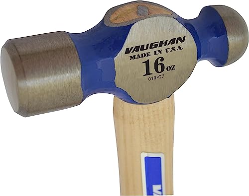 Vaughan TC016 16-Ounce Commercial Ball Pein Hammer,White