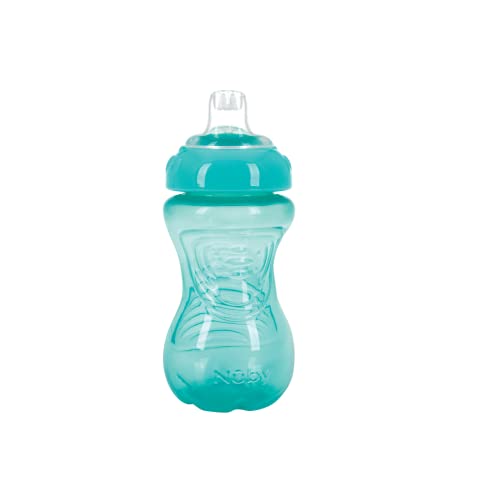 Nuby No-Spill Easy Grip Cup, 10 Ounce, Colors May Vary, 1 Pack