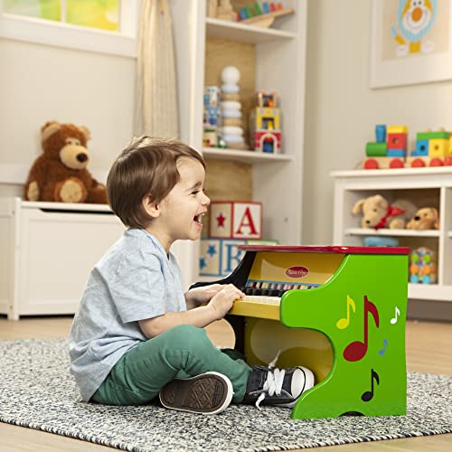 Melissa & Doug Learn-To-Play Piano With 25 Keys and Color-Coded Songbook - Toy Piano For Baby, Kids Piano Toy, Toddler Piano Toys For Ages 3+