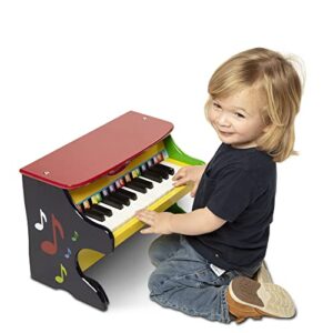 Melissa & Doug Learn-To-Play Piano With 25 Keys and Color-Coded Songbook - Toy Piano For Baby, Kids Piano Toy, Toddler Piano Toys For Ages 3+