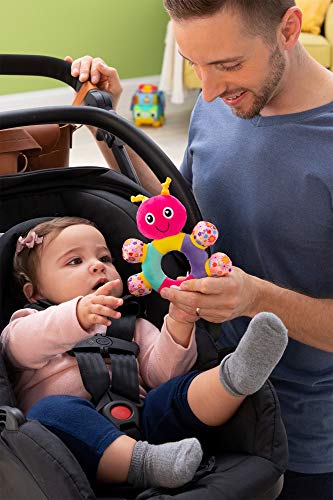 The First Years First Baby Rattle - Sensory Toys with Soft Textures and Crinkle Sounds - Infant Toys Ages 3 Months and Up