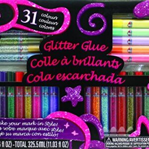 Elmer's 3D Washable Glitter Glue Pens, 31 Rainbow and Glitter Colors (E198)