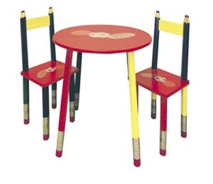 ore international kids' primary-color 3-piece table set
