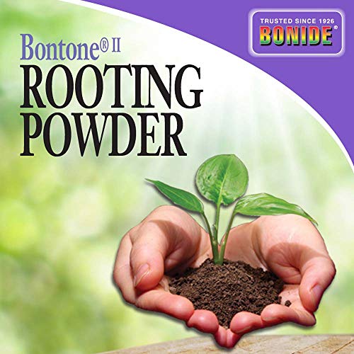 Bonide Bontone II Rooting Powder, 1.25 oz Ready-to-Use Dust for Houseplants and Transplants Speeds Root Development