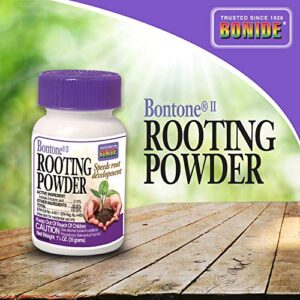 Bonide Bontone II Rooting Powder, 1.25 oz Ready-to-Use Dust for Houseplants and Transplants Speeds Root Development