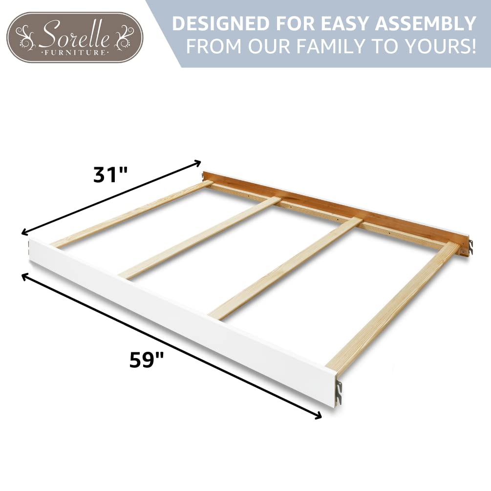 Sorelle Furniture Adult Rail, White