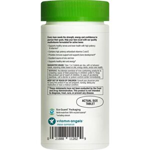 Rainbow Light Multivitamin for Teens, Vitamin C, Zinc, & B Complex, Supports Brain Health, Nerve Function, and a Strong Immune System, Gluten Free, Vegetarian, Fruit Punch, 90 Tablets