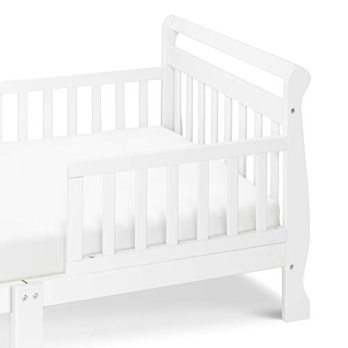 DaVinci Sleigh Toddler Bed in White