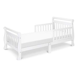 DaVinci Sleigh Toddler Bed in White