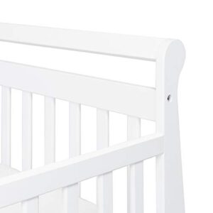 DaVinci Sleigh Toddler Bed in White