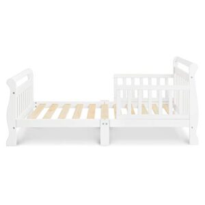 DaVinci Sleigh Toddler Bed in White