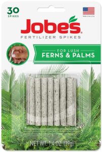 jobe’s 05101, fertilizer spikes, for fern & palm, 30 spikes