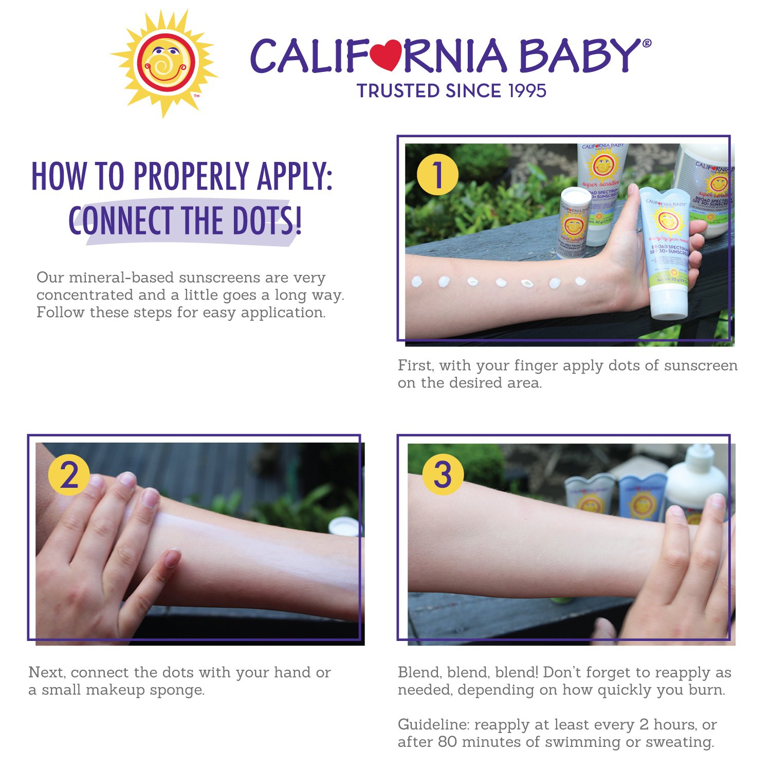 California Baby Super Sensitive SPF 30+ Sunscreen Lotion | Broad Spectrum | Unscented Mineral Sunscreen Face & Body | Allergy-Friendly | Coral Reef Safe | Benzene-Free | Baby, Kids, Adults Physical Sunscreen For Sensitive Skin or Eczema | 82 g / 2.9 oz.