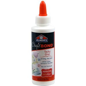 elmer's craft bond tacky glue, 4 oz, clear
